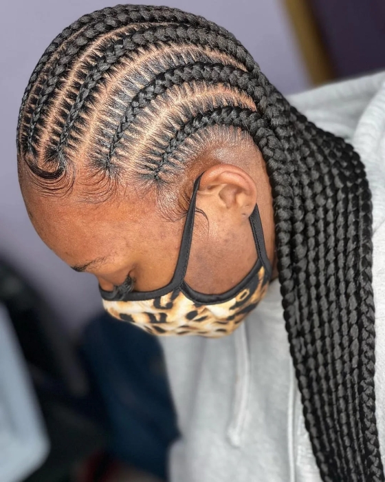 8 FEEDIN CORNROWS